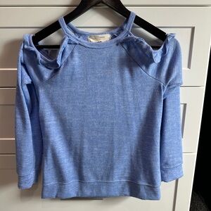Girls open shoulder top